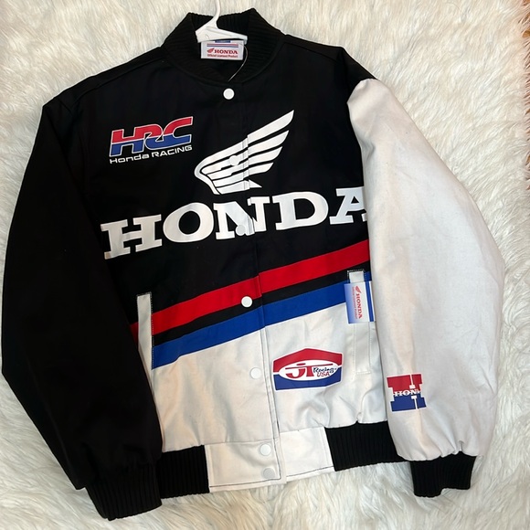 JT RACING x HONDA Speed Black Racing Jacket NWT - Picture 2 of 10